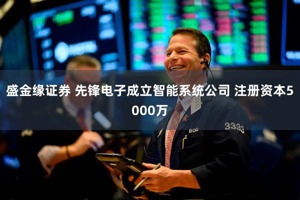 盛金缘证券 先锋电子成立智能系统公司 注册资本5000万