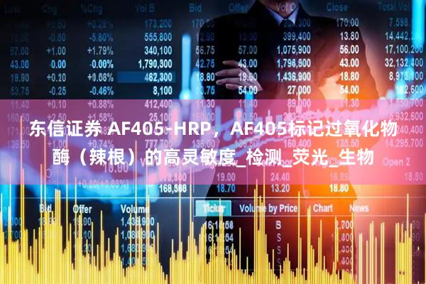东信证券 AF405-HRP，AF405标记过氧化物酶（辣根）的高灵敏度_检测_荧光_生物